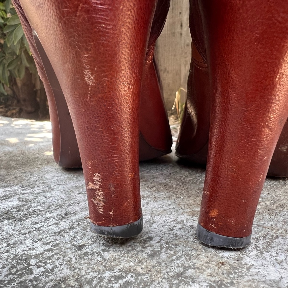 Vintage Frye Tall-High Boots Leather - Picture 6 of 15